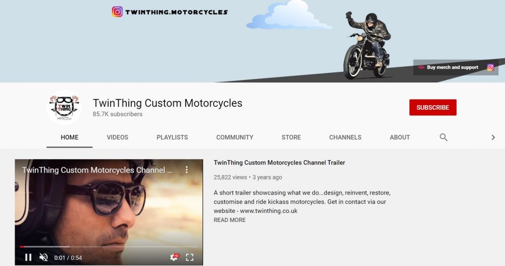 TwinThing - motorcycle vlogger